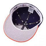 海外取寄 ニューエラ キャップ 59FIFTY ニューヨーク ニックス TRI LOGO FITTED CAP NAVY-ORANGE