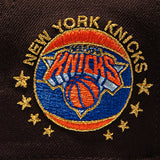 海外取寄 ニューエラ キャップ 59FIFTY ニューヨーク ニックス NUEVA YORK FITTED CAP BROWN