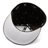 海外取寄 ニューエラ キャップ 59FIFTY ニューヨーク ニックス NUEVA YORK FITTED CAP BROWN