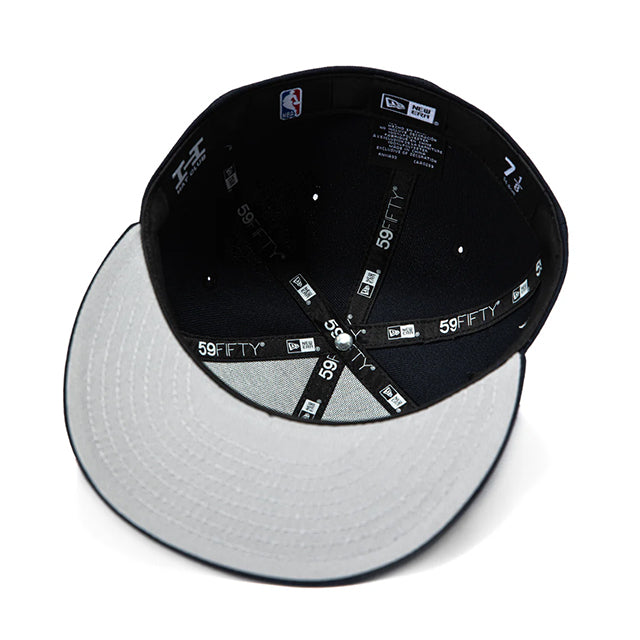 海外取寄 ニューエラ キャップ 59FIFTY ニューヨーク ニックス CITY NEVER SLEEPS PATCH SCRIPT FITTED CAP NAVY
