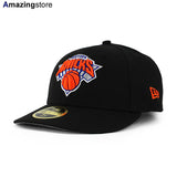 ニューエラ キャップ 59FIFTY ニューヨーク ニックス NBA TEAM BASIC LC LOW CROWN FITTED CAP BLACK NEW ERA NEW YORK KNICKS