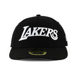 ニューエラ キャップ 59FIFTY ロサンゼルス レイカーズ NBA TEAM BASIC LC LOW CROWN FITTED CAP BLACK