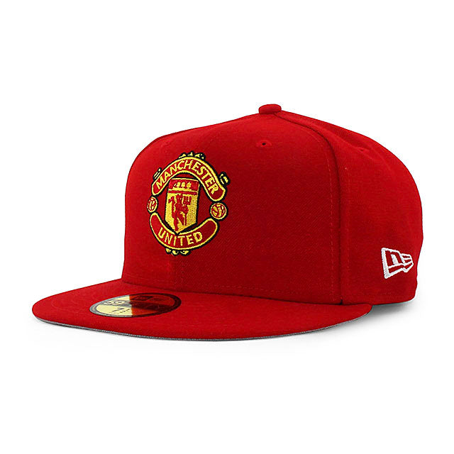 ニューエラ キャップ 59FIFTY マンチェスター ユナイテッド FC PREMIER LEAGUE FITTED CAP RED