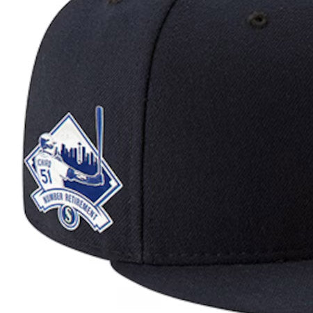 イチローモデル HALL OF FAME コレクション ニューエラ キャップ 59FIFTY シアトル マリナーズ 2025 NATIONAL BASEBALL HALL OF FAME FITTED CAP NAVY