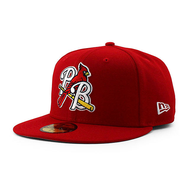 ニューエラ キャップ 59FIFTY パームビーチ カージナルス MiLB ON-FIELD AUTHENTIC ROAD FITTED CAP RED