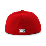 ニューエラ キャップ 59FIFTY パームビーチ カージナルス MiLB ON-FIELD AUTHENTIC ROAD FITTED CAP RED