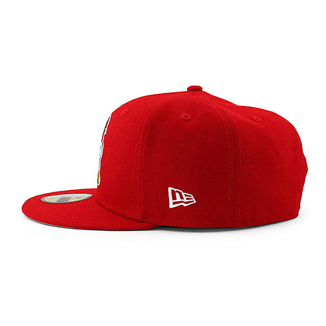 ニューエラ キャップ 59FIFTY パームビーチ カージナルス MiLB ON-FIELD AUTHENTIC ROAD FITTED CAP RED