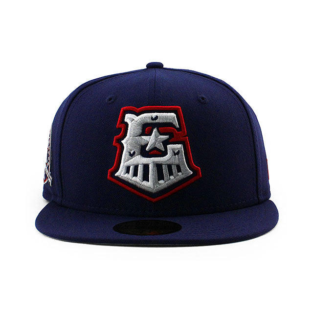 ニューエラ キャップ 59FIFTY ラウンドロック エクスプレス MiLB ON-FIELD AUTHENTIC 25TH FITTED CAP NAVY