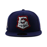ニューエラ キャップ 59FIFTY ラウンドロック エクスプレス MiLB ON-FIELD AUTHENTIC 25TH FITTED CAP NAVY