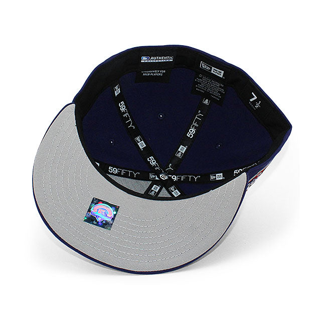 ニューエラ キャップ 59FIFTY ラウンドロック エクスプレス MiLB ON-FIELD AUTHENTIC 25TH FITTED CAP NAVY