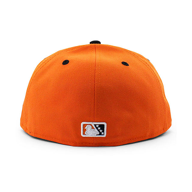 ニューエラ キャップ 59FIFTY ミッドランド ロックハウンズ MiLB ON-FIELD AUTHENTIC ROAD FITTED CAP ORANGE
