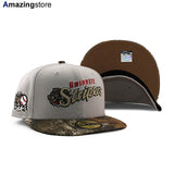 ニューエラ キャップ 59FIFTY グウィネット ストライパーズ MiLB BEIGE BOTTOM FITTED CAP STONE