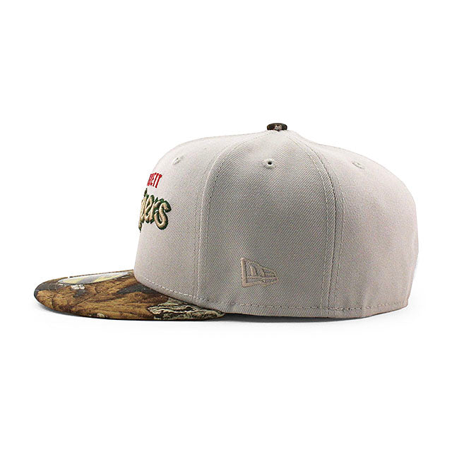 ニューエラ キャップ 59FIFTY グウィネット ストライパーズ MiLB BEIGE BOTTOM FITTED CAP STONE