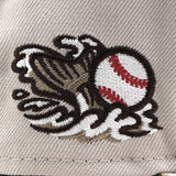 ニューエラ キャップ 59FIFTY グウィネット ストライパーズ MiLB BEIGE BOTTOM FITTED CAP STONE