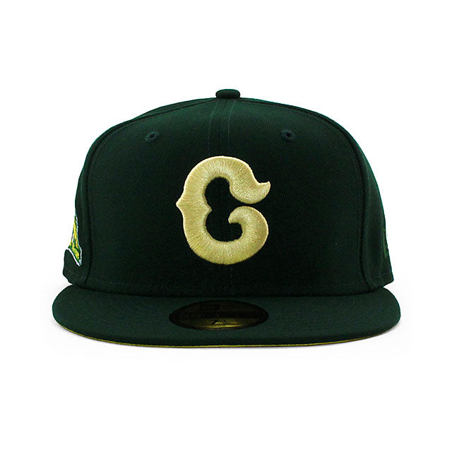 ニューエラ キャップ 59FIFTY シカゴ カブス MLB 100TH YEARS WRIGLEY FIELD LEMON BOTTOM FITTED CAP GREEN