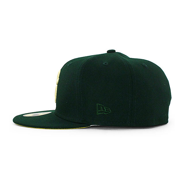 ニューエラ キャップ 59FIFTY シカゴ カブス MLB 100TH YEARS WRIGLEY FIELD LEMON BOTTOM FITTED CAP GREEN