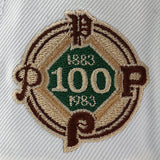 ニューエラ キャップ 59FIFTY フィラデルフィア フィリーズ MLB 100TH ANNIVERSARY GREY BOTTOM FITTED CAP CHROME WHITE NEW ERA PHILADELPHIA PHILLIES