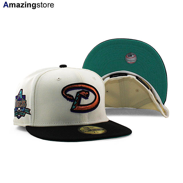 ニューエラ キャップ 59FIFTY アリゾナ ダイヤモンドバックス MLB 10TH TEAL BOTTOM FITTED CAP CRE –  Amazingstore