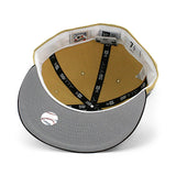 ニューエラ キャップ 59FIFTY クリーブランド インディアンス MLB 10TH ANNIVERSARY GREY BOTTOM FITTED CAP VEGAS GOLD NEW ERA CLEVELAND INDIANS