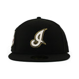 ニューエラ キャップ 59FIFTY クリーブランド インディアンス MLB 10TH ANNIVERSARY KELLY GREEN BOTTOM FITTED CAP BLACK