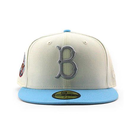 ニューエラ キャップ 59FIFTY ブルックリン ドジャース 1949 ALL STAR GREY BOTTOM FITTED CAP CREAM