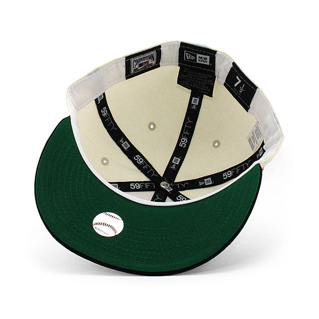 ニューエラ キャップ 59FIFTY ボルチモア オリオールズ MLB 1958 ALL STAR GAME KELLY GREEN BOTTOM FITTED CAP CREAM