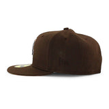 ニューエラ キャップ 59FIFTY セントルイス カージナルス MLB 1964 WORLD SERIES PEACH BOTTOM FITTED CAP BROWN