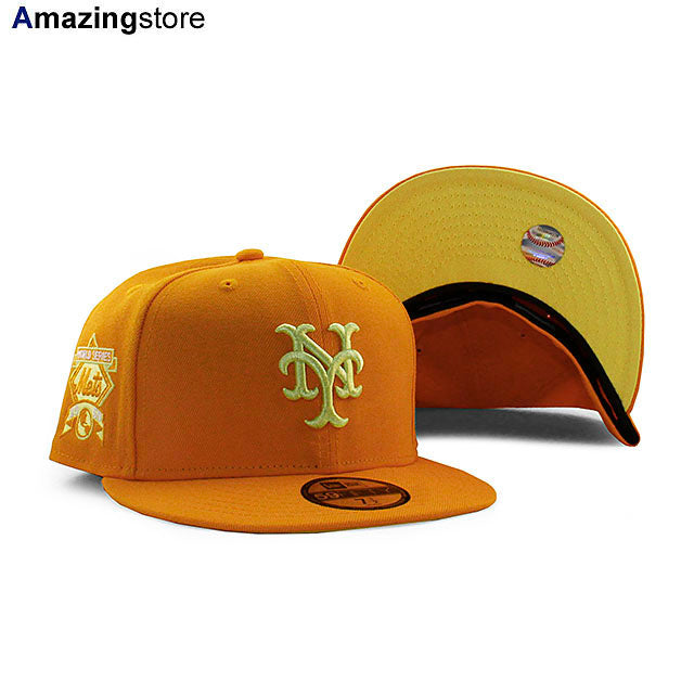 ニューエラ キャップ 59FIFTY ニューヨーク メッツ MLB 1969 WORLD SERIES LEMON BOTTOM FITTED CAP ORANGE