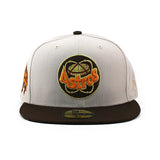 ニューエラ キャップ 59FIFTY ヒューストン アストロズ MLB 1986 ALL STAR GREEN BOTTOM FITTED CAP STONE