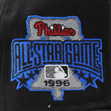 ニューエラ キャップ 59FIFTY フィラデルフィア フィリーズ MLB 1996 ALL STAR GAME GREY BOTTOM FITTED CAP BLACK