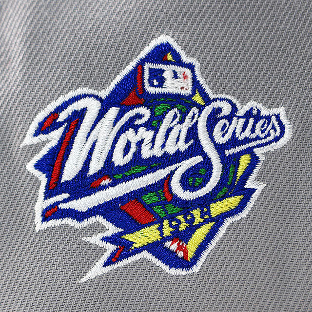 ニューエラ キャップ 59FIFTY ニューヨーク ヤンキース MLB 1998 WORLD SERIES GREY BOTTOM FITTED CAP GREY