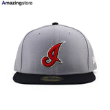 ニューエラ キャップ 59FIFTY クリーブランド インディアンス MLB 2002 COOPERSTOWN WOOL FITTED CAP GREY NAVY NEW ERA CLEVELAND INDIANS