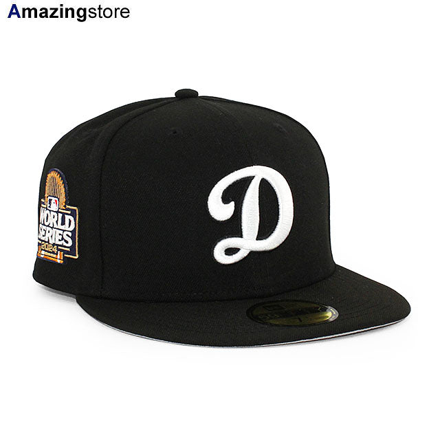 2024 ワールドシリーズモデル ニューエラ キャップ 59FIFTY ロサンゼルス ドジャース MLB WORLD SERIES SIDE PATCH FITTED CAP BLACK