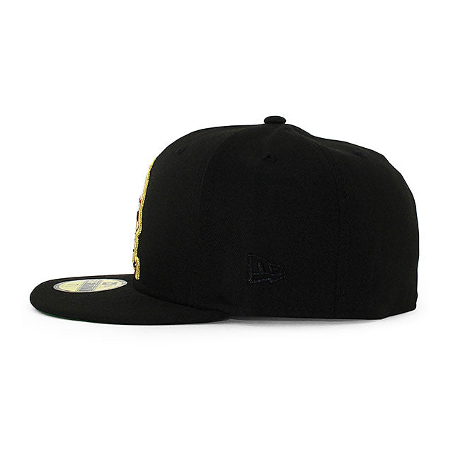 ニューエラ キャップ 59FIFTY ニューヨーク メッツ MLB 25TH ANNIVERSARY KELLY GREEN BOTTOM FITTED CAP BLACK