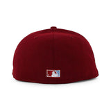 ニューエラ キャップ 59FIFTY シアトル マリナーズ MLB 30TH ANNIVERSARY LIGHT BLUE BOTTOM FITTED CAP MAROON