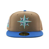 ニューエラ キャップ 59FIFTY シアトル マリナーズ MLB 30TH ANNIVERSARY MINT BOTTOM FITTED CAP BEIGE