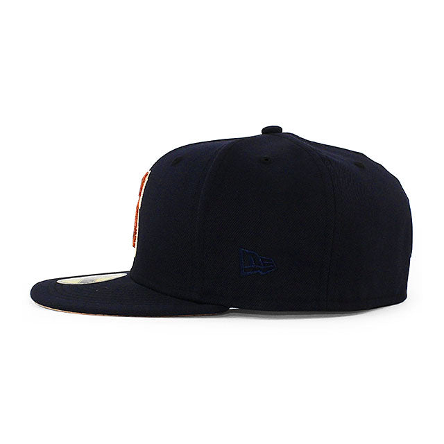 ニューエラ キャップ 59FIFTY シアトル マリナーズ MLB 30TH ANNIVERSARY PEACH BOTTOM FITTED CAP NAVY