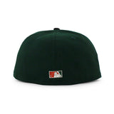 ニューエラ キャップ 59FIFTY ロサンゼルス ドジャース MLB 40TH ANNIVERSARY RUST BOTTOM FITTED CAP DK GREEN