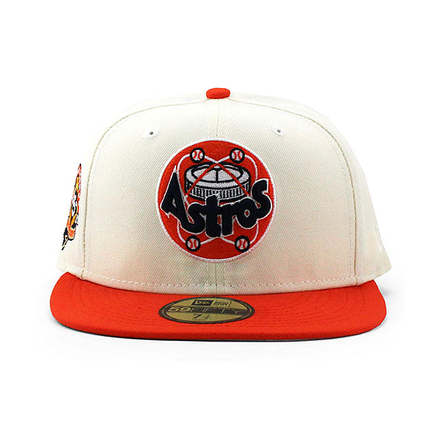 ニューエラ キャップ 59FIFTY ヒューストン アストロズ MLB 45TH ANNIVERSARY GREY BOTTOM FITTED CAP CREAM