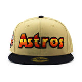 ニューエラ キャップ 59FIFTY ヒューストン アストロズ MLB 45TH GREY BOTTOM FITTED CAP V GOLD