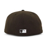 ニューエラ キャップ 59FIFTY サンディエゴ パドレス MLB 50TH ANNIVERSARY PINK BOTTOM FITTED CAP BROWN