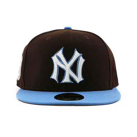 ニューエラ キャップ 59FIFTY ニューヨーク ヤンキース MLB 50TH WHEAT BOTTOM FITTED CAP WALNUT