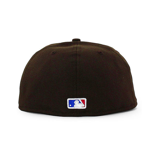 ニューエラ キャップ 59FIFTY ロサンゼルス ドジャース MLB 60TH ANNIVERSARY GREY BOTTOM FITTED CAP BROWN