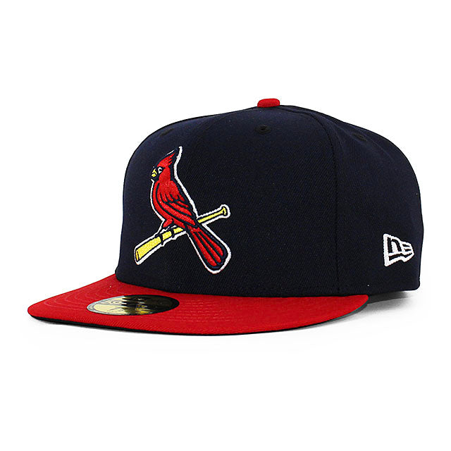 ニューエラ キャップ 59FIFTY セントルイス カージナルス MLB ON FIELD AUTHENTIC ALTERNATE 2 FITTED CAP NAVY