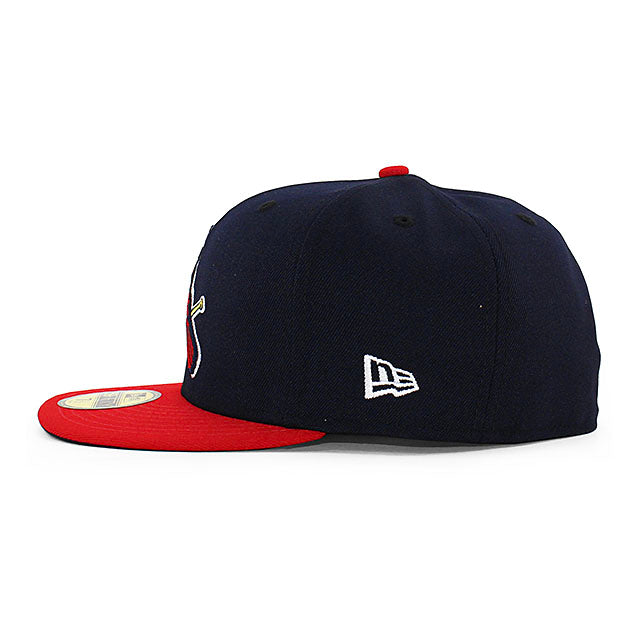 ニューエラ キャップ 59FIFTY セントルイス カージナルス MLB ON FIELD AUTHENTIC ALTERNATE 2 FITTED CAP NAVY