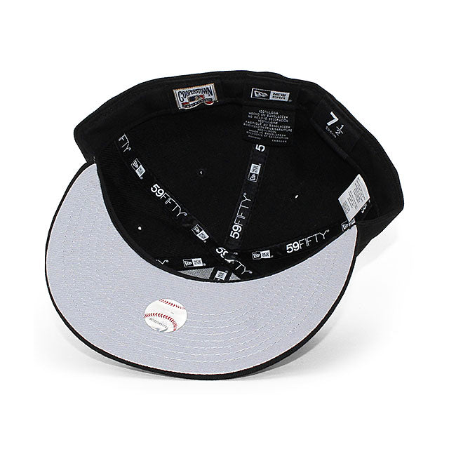 ニューエラ キャップ 59FIFTY シカゴ カブス MLB COOPERSTOWN FITTED CAP BLACK