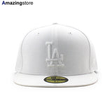 ニューエラ キャップ 59FIFTY ロサンゼルス ドジャース MLB TEAM BASIC FITTED CAP WHITEOUT