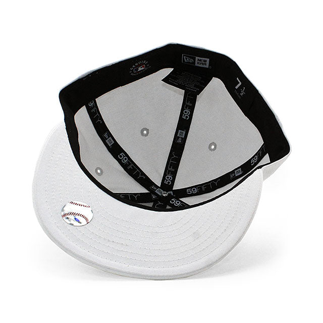 ニューエラ キャップ 59FIFTY ロサンゼルス ドジャース MLB TEAM BASIC FITTED CAP WHITEOUT