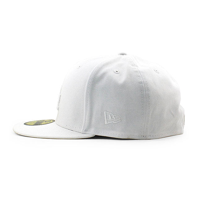 ニューエラ キャップ 59FIFTY ロサンゼルス ドジャース MLB TEAM BASIC FITTED CAP WHITEOUT