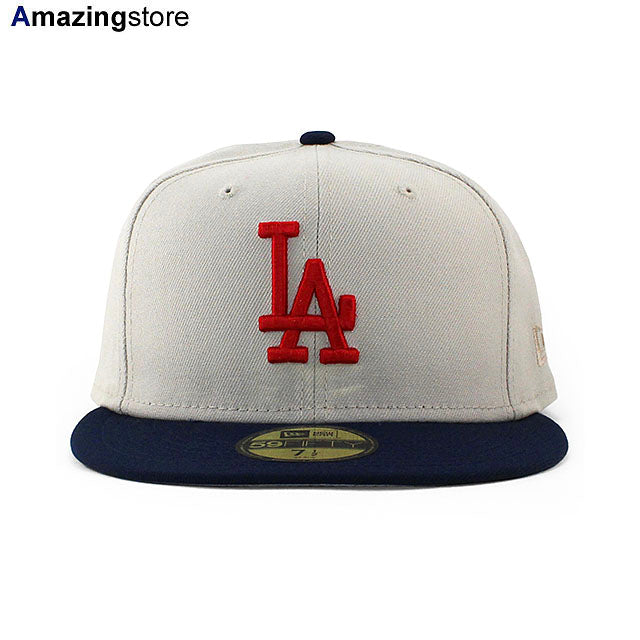 ニューエラ キャップ 59FIFTY ロサンゼルス ドジャース MLB 2T TEAM BASIC FITTED CAP STONE
